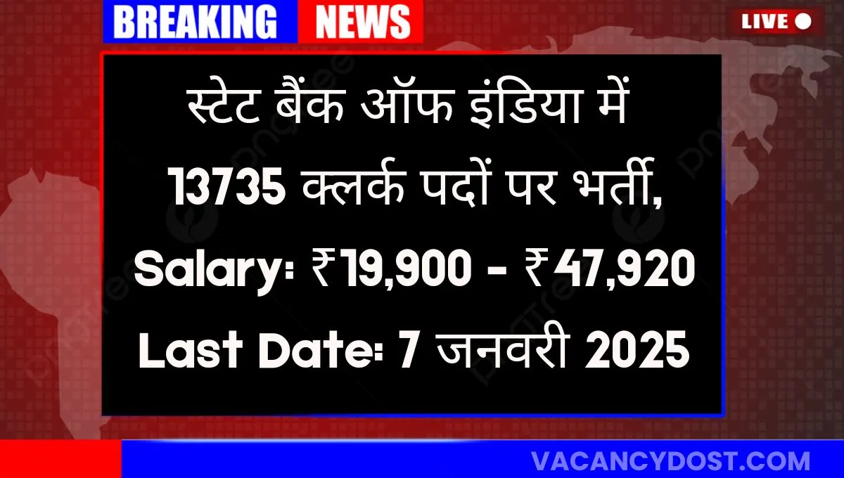 SBI Clerk Vacancy 2025